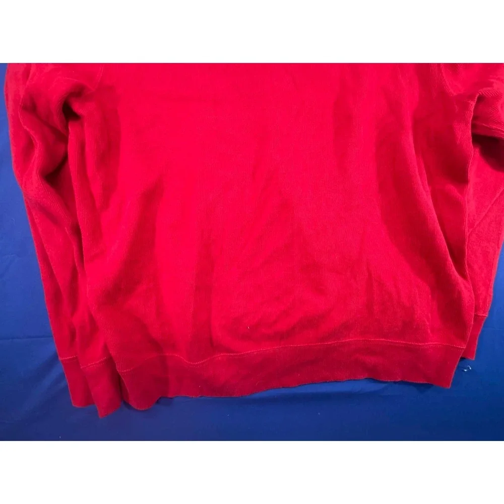 Polo Ralph Lauren shawl Collar Knit Sweater Pullover Red Size XXL 2XL Cotton‎